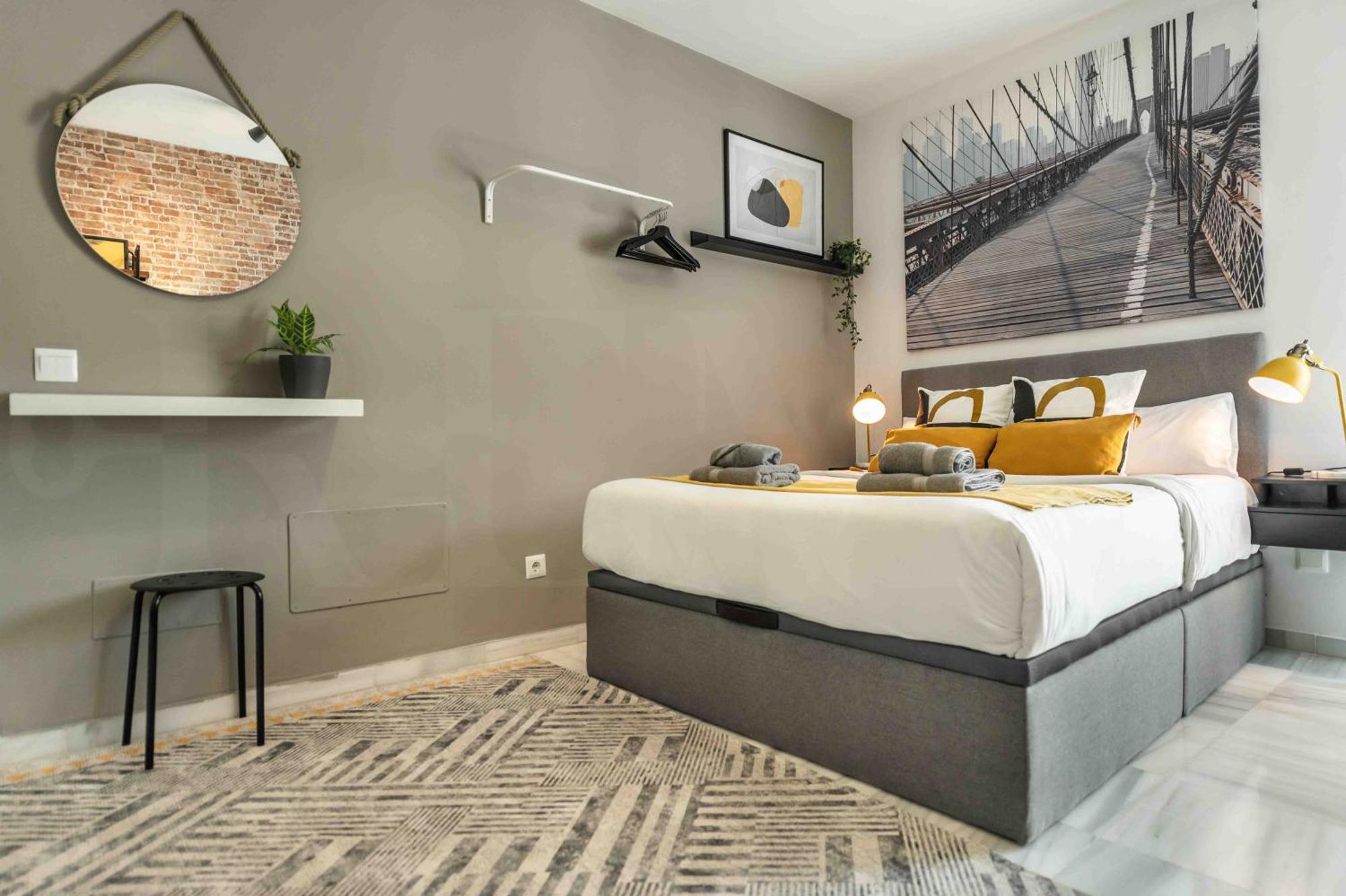 Modern Studio With Private Rooftop Terrace By Rems Μάλαγα Εξωτερικό φωτογραφία