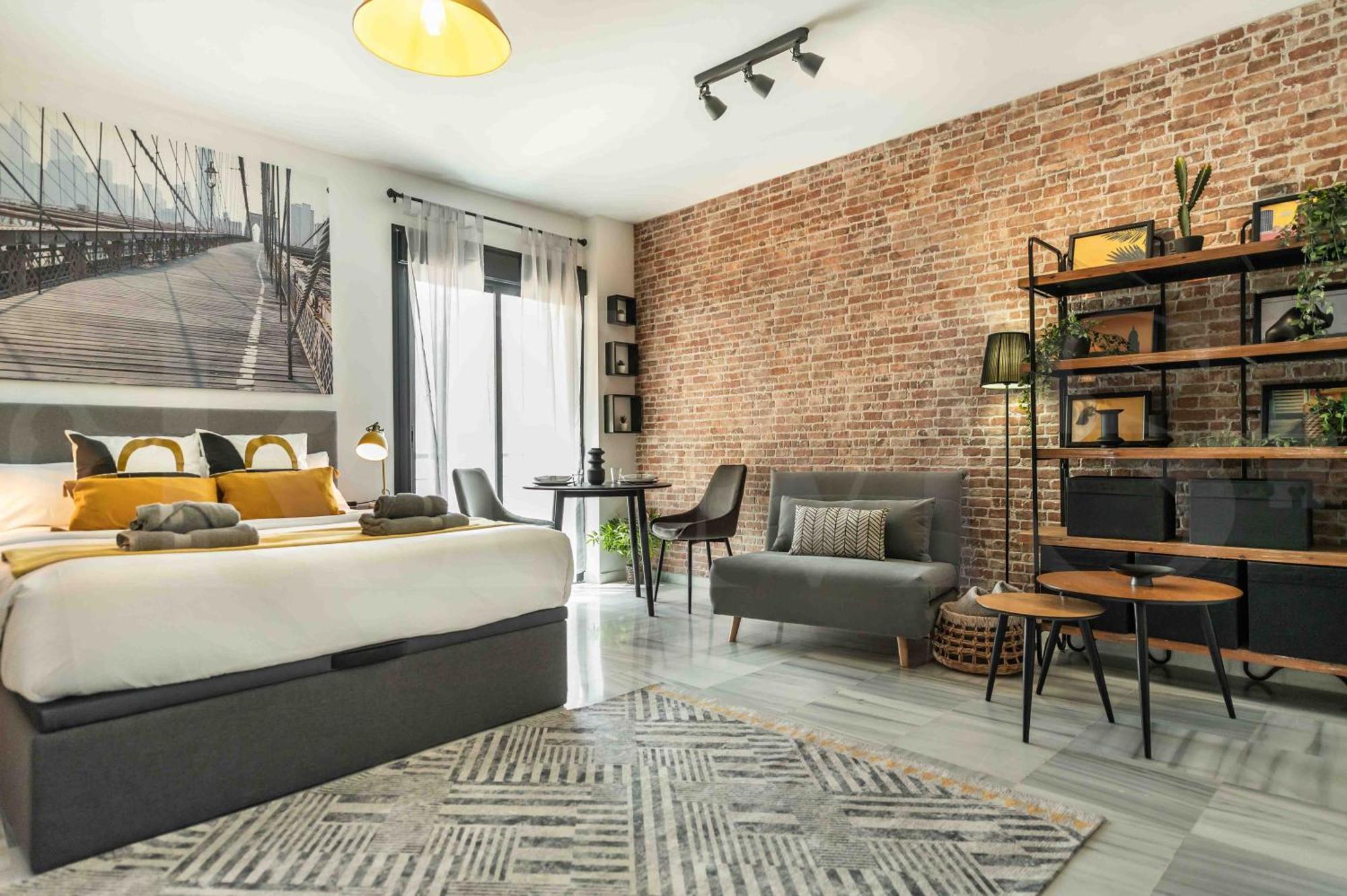 Modern Studio With Private Rooftop Terrace By Rems Μάλαγα Εξωτερικό φωτογραφία