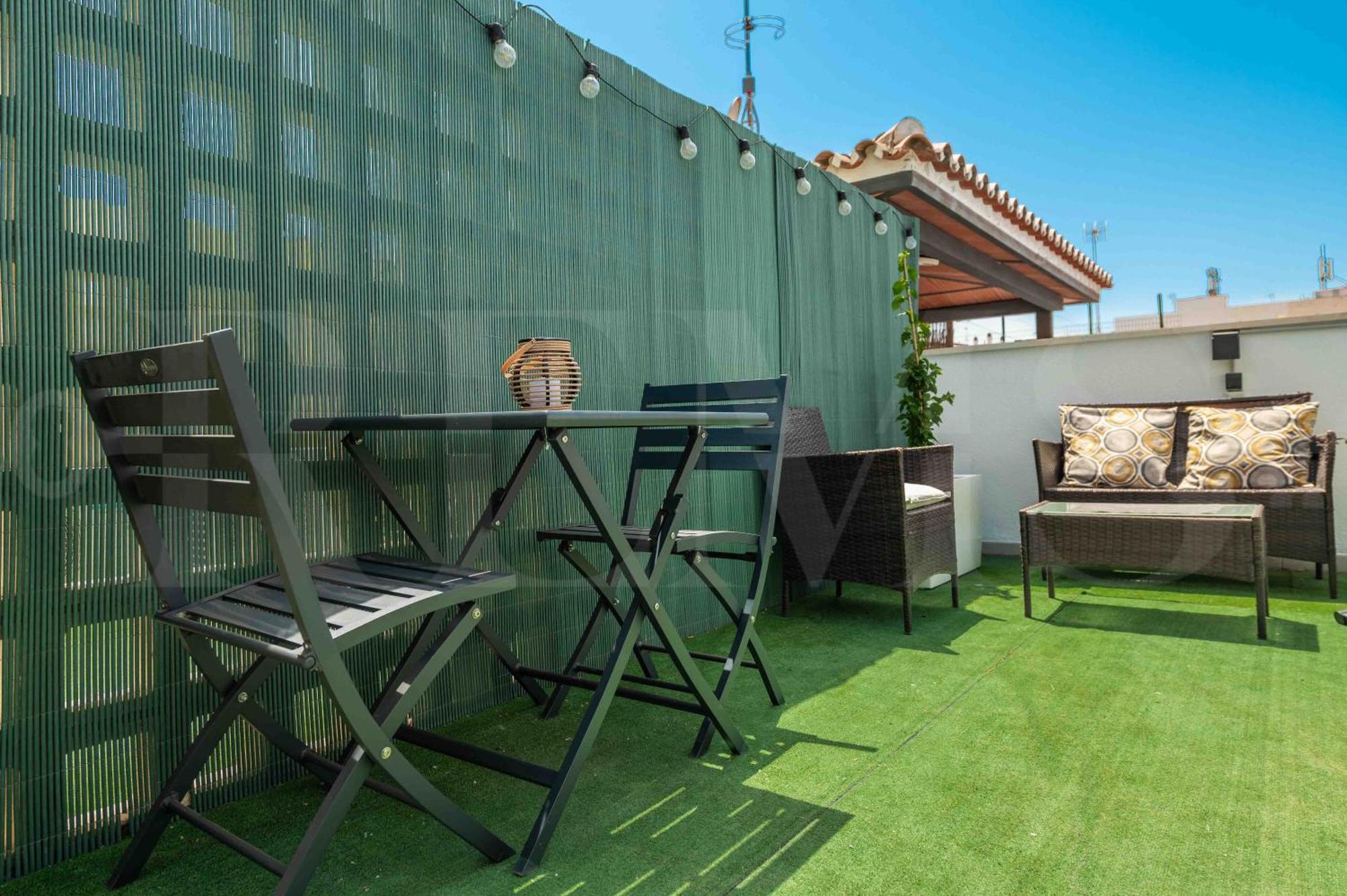 Modern Studio With Private Rooftop Terrace By Rems Μάλαγα Εξωτερικό φωτογραφία