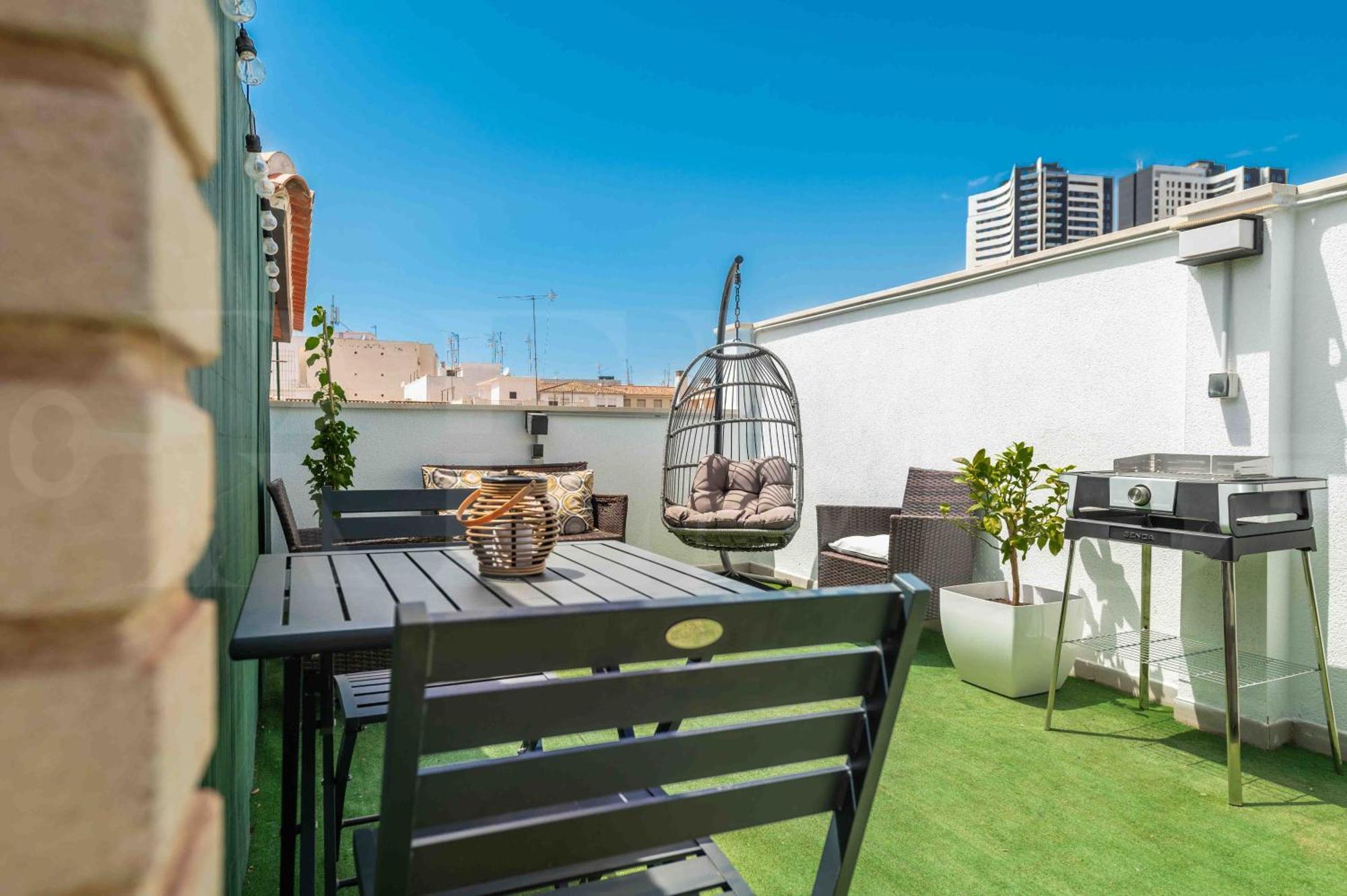 Modern Studio With Private Rooftop Terrace By Rems Μάλαγα Εξωτερικό φωτογραφία